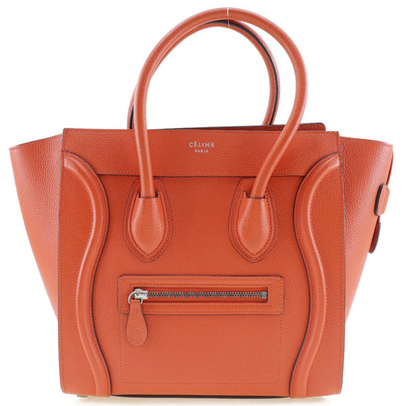 CELINE Red Leather Bag - Picture 1 of 10